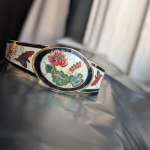 Floral Enamel Bracelet